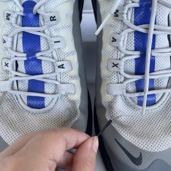 Nike Air Max Axis AA2146-016 Men's Running Shoes Gray/Hyper Blue, Size US 12 - Picture 7 of 11